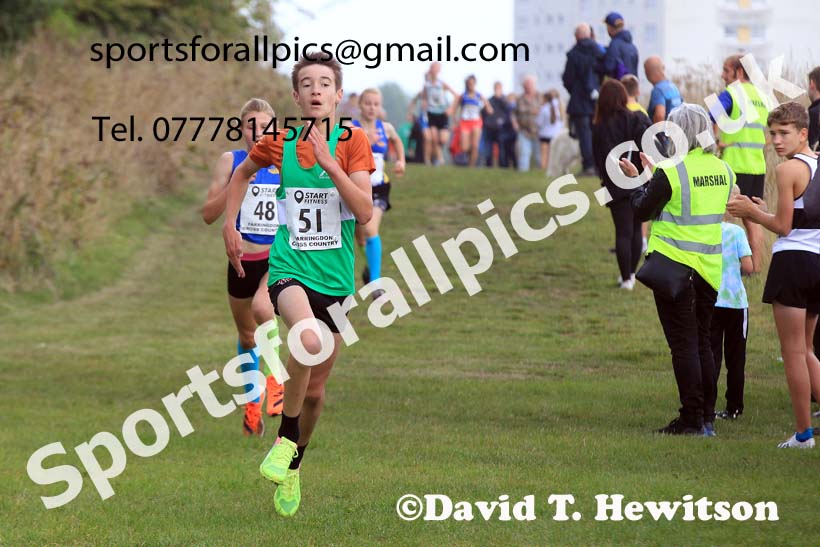 Boys and Girls under-13s 2022 Farringdon Cross Country, Sunderland, Saturday, Sept. 3rd. Photo: David T. Hewitson/Sports for All Pics